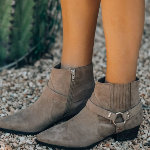 FELICITY Suede Western Boots - Picture 9 of 12